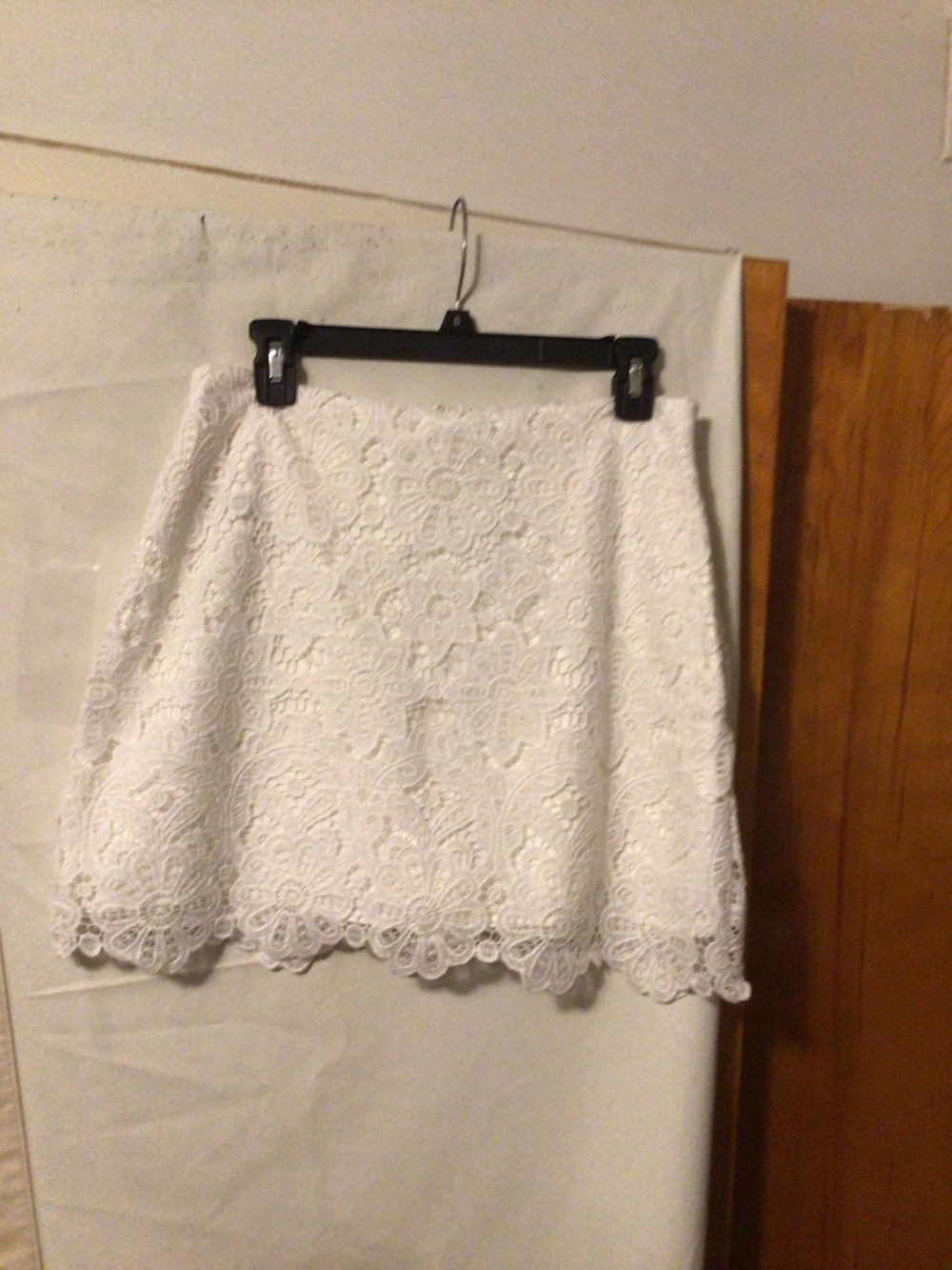 Abercrombie & Fitch fairy angelic white lace Skort SZ M  NWT